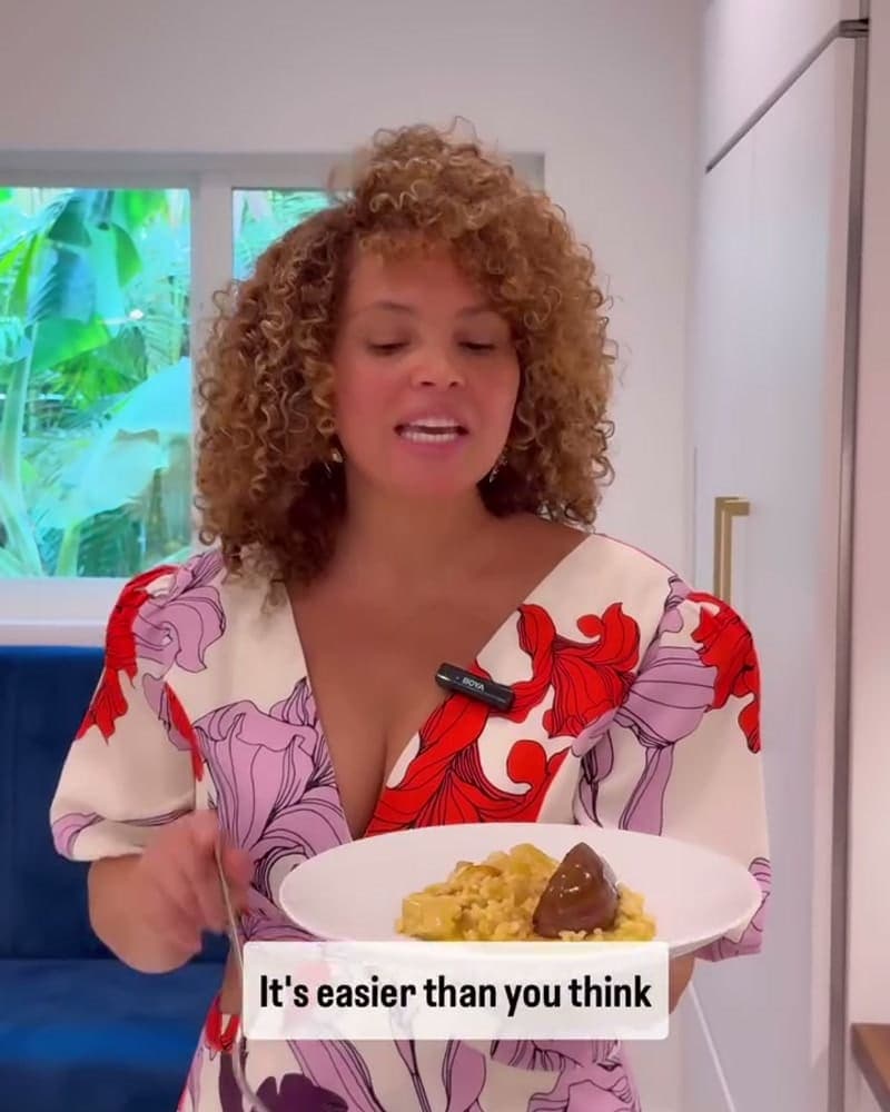 Gorgonzola Pear Risotto