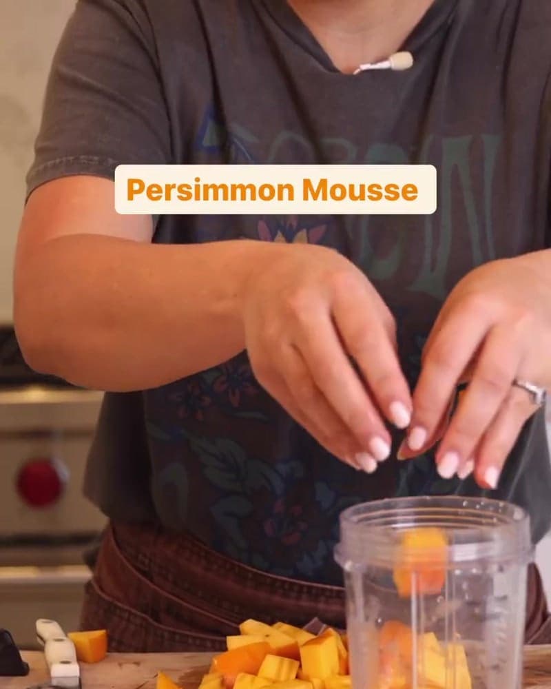 Persimmon Mousse