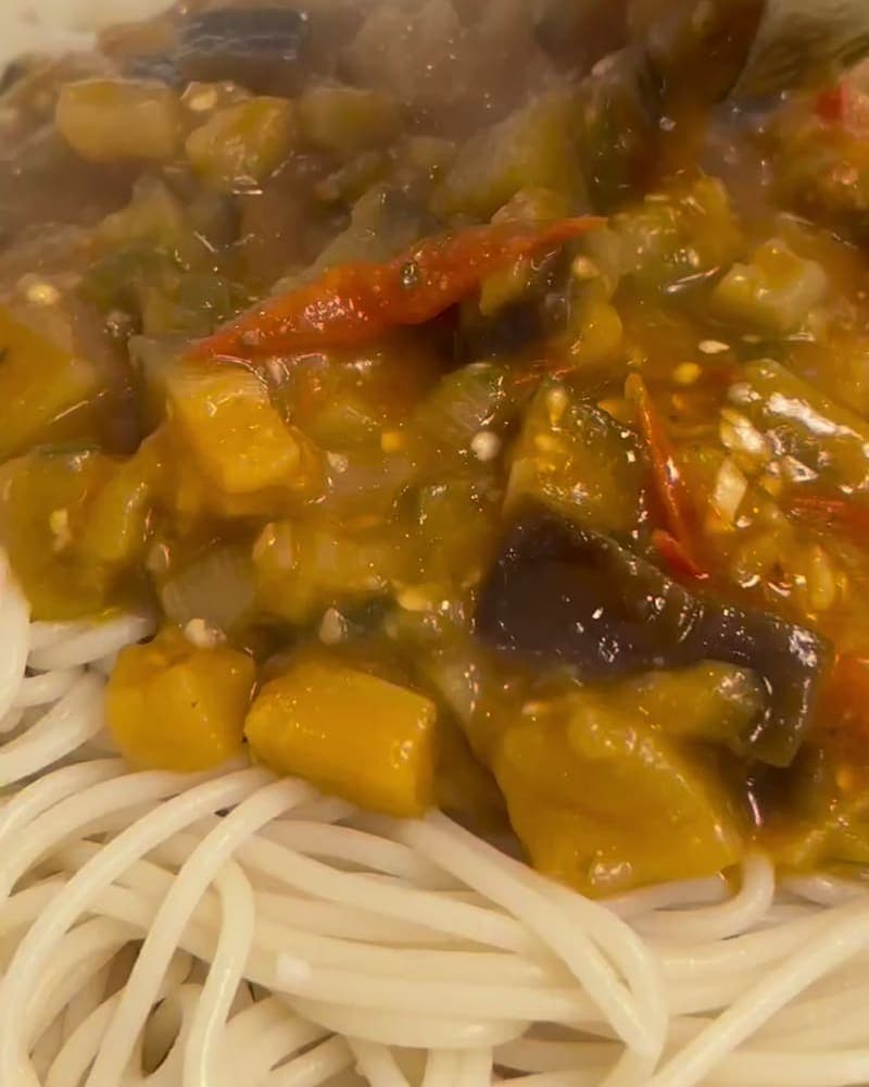 Eggplant Spaghetti Sauce