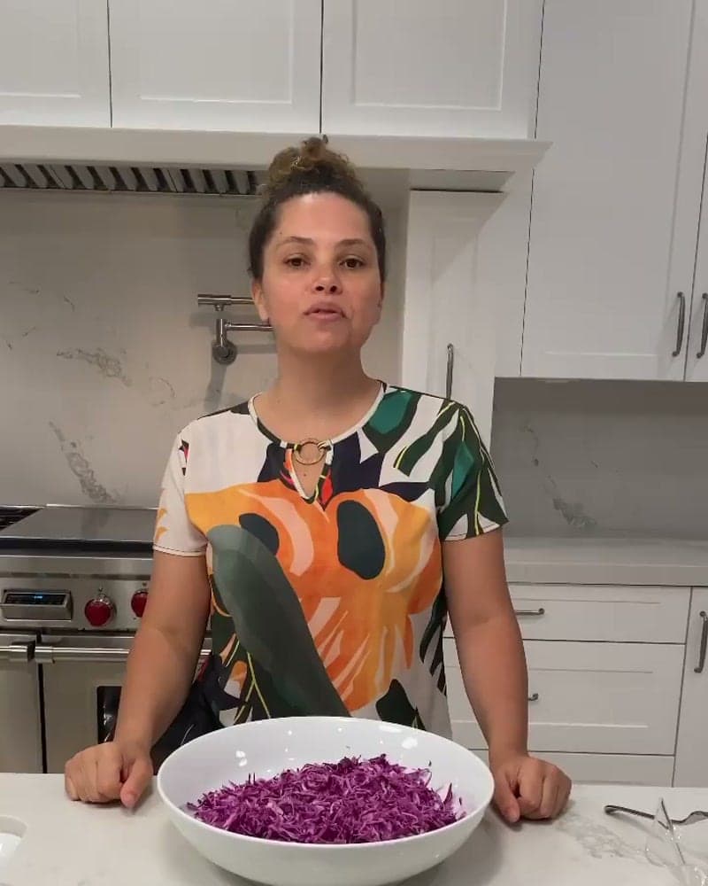 Rainbow Cabbage Salad